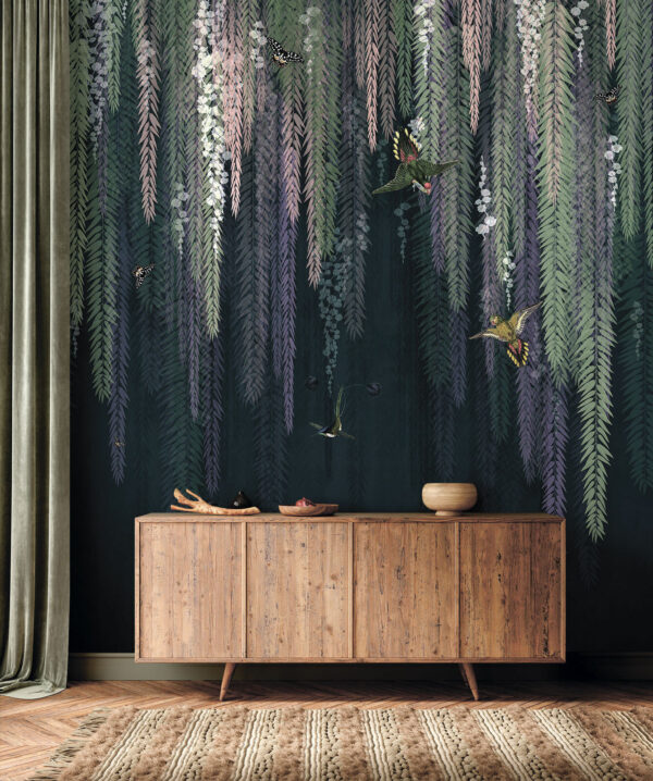 Fotobehang Vliegende vogel in de lucht