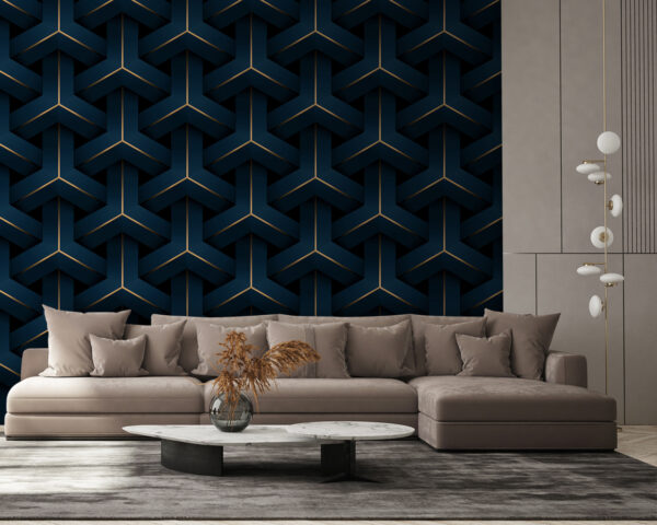 Stijlvol geometrisch patroonontwerp Fotobehang Stijlvol geometrisch patroonontwerp