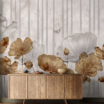 Fotobehang Behang met bloemen