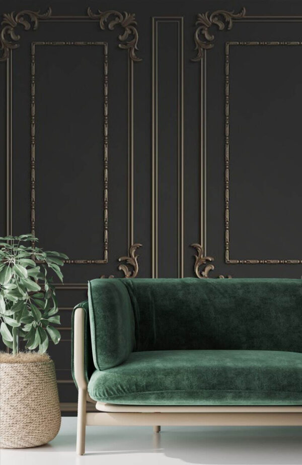 Elegante architecturale muurontwerpelementen Fotobehang Elegante architecturale muurontwerpelementen
