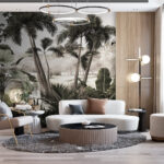 Fotobehang Tropisch paradijs aan het water