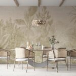 Fotobehang Wall murals Drawing of plants and plants
