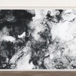 Fotobehang Zwart-wit schilderij
