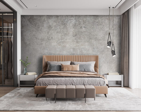 Gestructureerde stenen muur met abstract ontwerp Fotobehang Gestructureerde stenen muur met abstract ontwerp