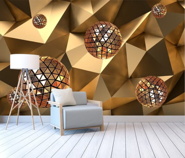 Fotobehang Zwevende geometrische bollen in harmonie (Artikelnummer: u20490) Fotobehang Fotobehang Zwevende geometrische bollen in harmonie (Artikelnummer: u20490)