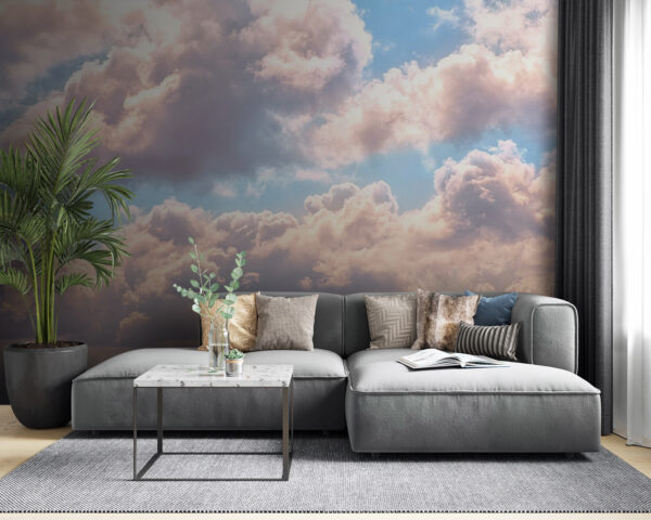 Wolken in de lucht Fotobehang Wolken in de lucht
