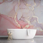 Fotobehang Abstract pastel wervelend kleurenpatroon
