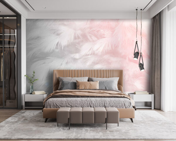 Fotobehang Zachte veren met roze accenten (Artikelnummer: u16652) Fotobehang Fotobehang Zachte veren met roze accenten (Artikelnummer: u16652)