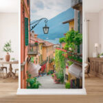 Fotobehang Charmant Italiaans straatbeeld.