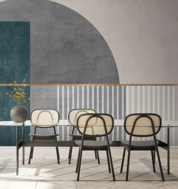 Elegant minimalistisch geometrisch ontwerp Fotobehang Elegant minimalistisch geometrisch ontwerp
