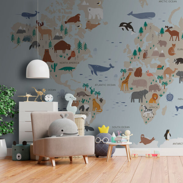 Schaduw van een walvis Fotobehang Schaduw van een walvis
