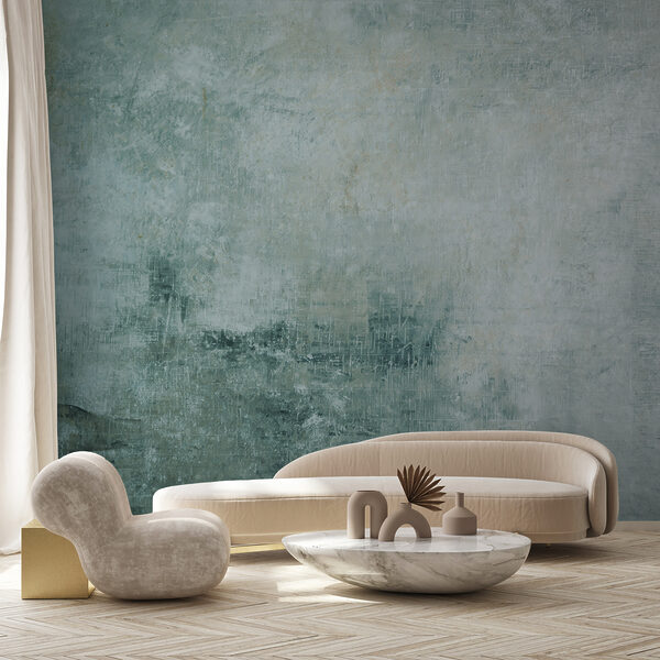 Gestructureerd blauw-grijs abstract achtergrondpatroon Fotobehang Gestructureerd blauw-grijs abstract achtergrondpatroon