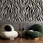 Fotobehang Zebrastrepenpatroon te zien