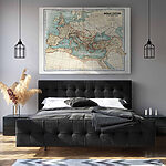 Canvas Schilderijen Kaart van de uitgestrektheid van het Romeinse Rijk