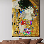 Canvas Schilderijen Schilderij van een man en vrouw