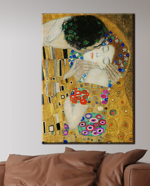 Schilderij van een man en vrouw Canvas Schilderijen Schilderij van een man en vrouw