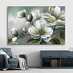 Canvas Schilderijen Schilderij van witte bloemen