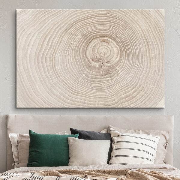 Boomringen onthullen de tijdlijn van de natuur Canvas Schilderijen Boomringen onthullen de tijdlijn van de natuur