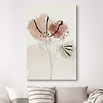 Canvas Schilderijen Tekening van een bloem