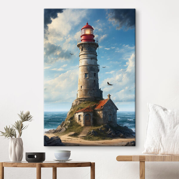Vliegende vogel in de lucht Canvas Schilderijen Vliegende vogel in de lucht