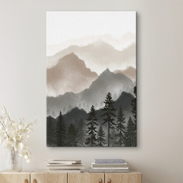 Canvas Schilderijen Silhouet van een boom