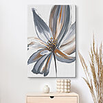 Canvas Schilderijen Abstract schilderij van elegante bloemblaadjes