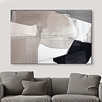 Canvas Schilderijen Zwart-wit schilderij
