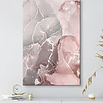 Canvas Schilderijen Abstract pastel marmerpatroon ontwerp.