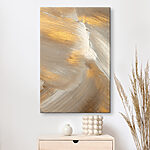 Canvas Schilderijen Abstracte penseelstreken in beweging.
