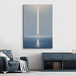 Canvas Schilderijen Man in wit gewaad