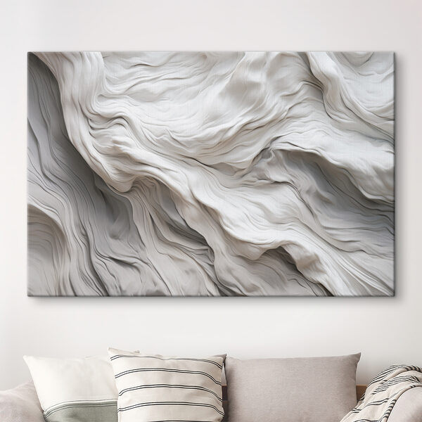 Vloeiend stofachtig abstract patroon Canvas Schilderijen Vloeiend stofachtig abstract patroon