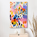 Canvas Schilderijen Levendig abstract patroon met kleuren