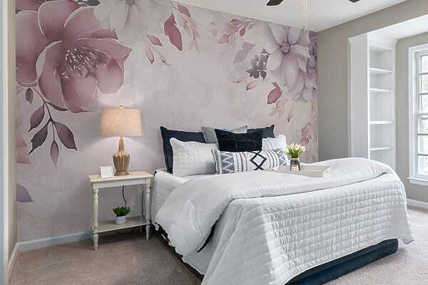 Pastelkleurige bloemenelegantie Fotobehang Pastelkleurige bloemenelegantie