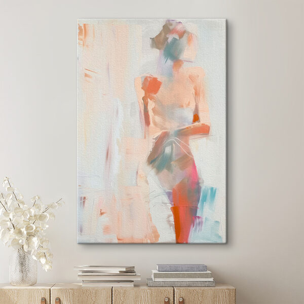 Schilderij van een vrouw Canvas Schilderijen Schilderij van een vrouw