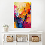 Canvas Schilderijen Levendige abstracte explosie van kleuren.