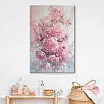 Canvas Schilderijen Delicate roze bloesems in bloei