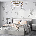 Fotobehang Tekening van een vogel