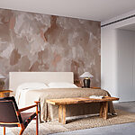 Fotobehang Abstract patroon in gedempte tinten
