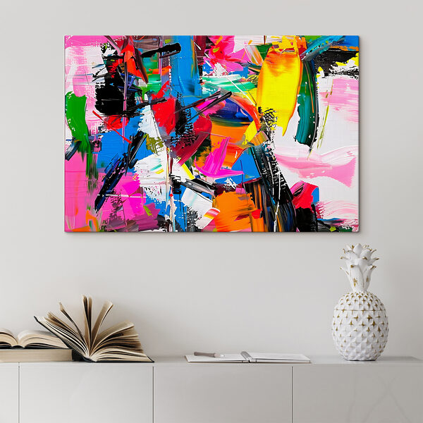 Schilderen van verschillende kleuren Canvas Schilderijen Schilderen van verschillende kleuren