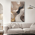 Canvas Schilderijen Abstracte kunstzinnigheid in vloeiende beweging