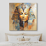Canvas Schilderijen Schilderij van een egyptische koningin
