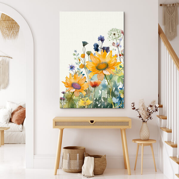 Schilderen van bloemen en planten Canvas Schilderijen Schilderen van bloemen en planten