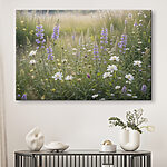 Canvas Schilderijen Bloemenveld