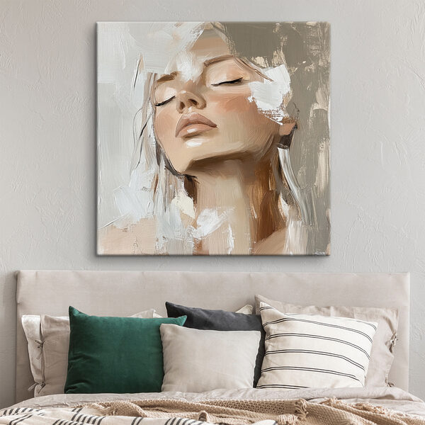 Rustige schoonheid in serene streken Canvas Schilderijen Rustige schoonheid in serene streken