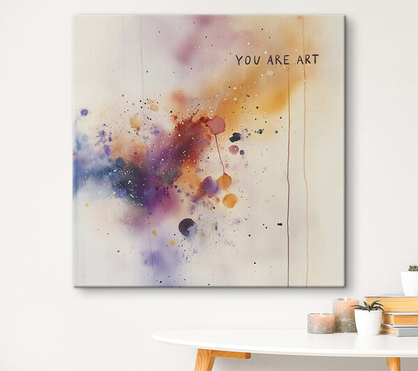 Exploderende kleuren van het innerlijke zelf Canvas Schilderijen Exploderende kleuren van het innerlijke zelf