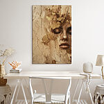 Canvas Schilderijen Gebarsten schoonheid in rust