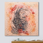 Canvas Schilderijen Schilderij van een spiraal
