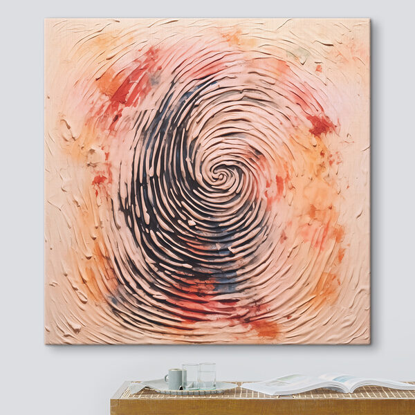 Schilderij van een spiraal Canvas Schilderijen Schilderij van een spiraal