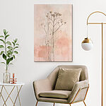 Canvas Schilderijen Plant met bloemen erop