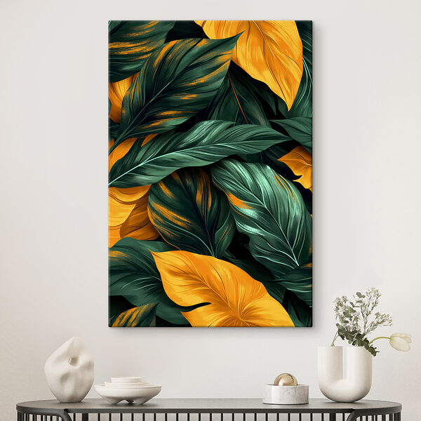 Levendige bladeren op het canvas van de natuur’s Canvas Schilderijen Levendige bladeren op het canvas van de natuur’s